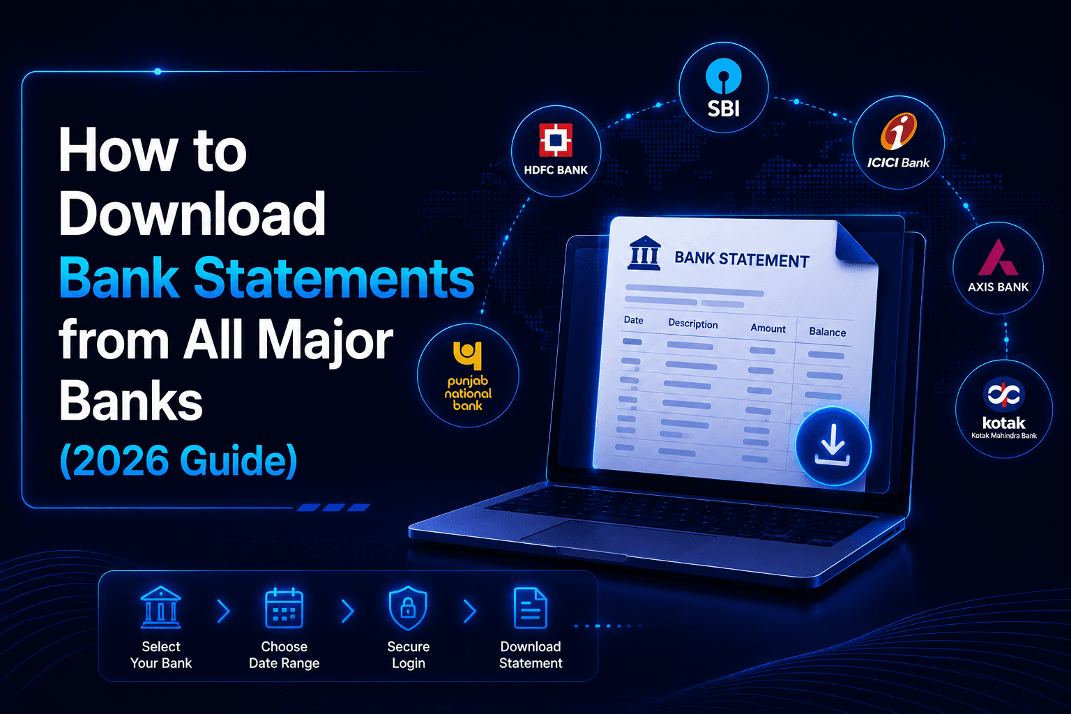 How to Download Bank Statements from All Major Banks (2026 Guide)